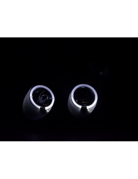 Kit fari Mercedes Classe C tipo W203 00-07 nero per guida a destra