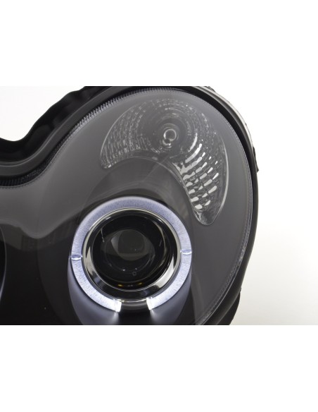 Kit fari Mercedes Classe C tipo W203 00-07 nero per guida a destra
