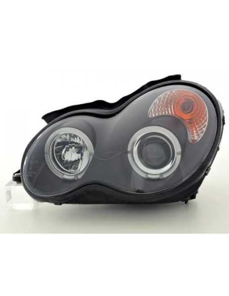 Kit fari Mercedes Classe C tipo W203 00-07 nero per guida a destra