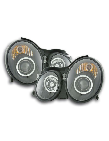 Set faro Mercedes CLK tipo W208 98-02 nero