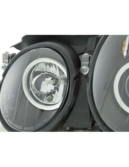 Set faro Mercedes CLK tipo W208 98-02 nero