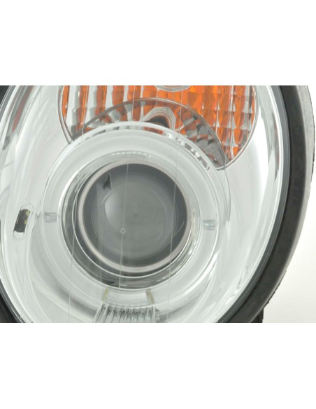 Set faro Mercedes CLK tipo W208 98-02 cromato