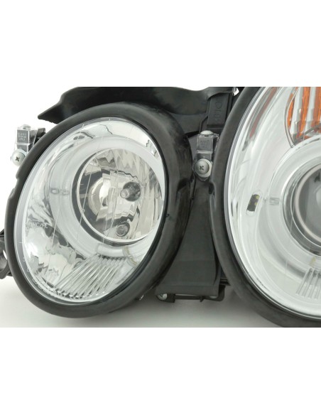 Set faro Mercedes CLK tipo W208 98-02 cromato