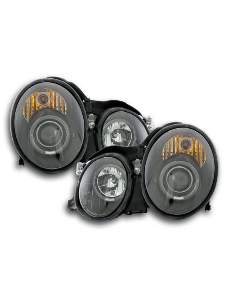 Set faro Mercedes CLK tipo W208 98-02 nero