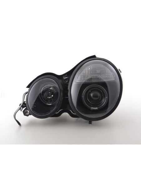 Faro Angel Eyes Mercedes Classe E tipo W210 95-98 nero