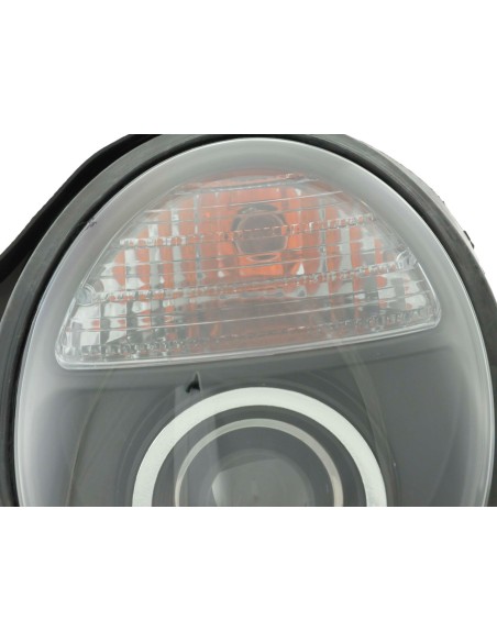 Set faro Mercedes Classe E tipo W210 99-01 nero