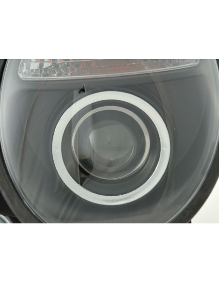 Set faro Mercedes Classe E tipo W210 99-01 nero