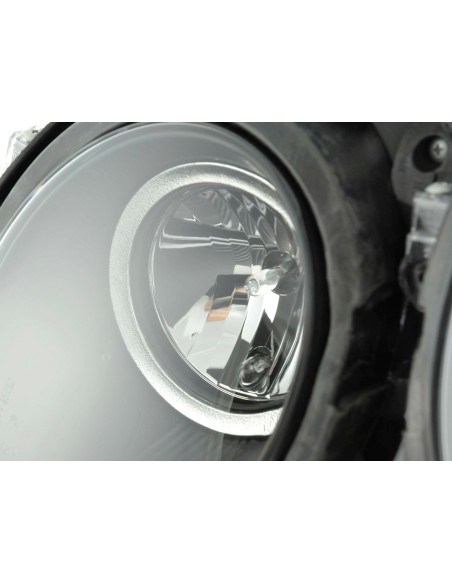 Set faro Mercedes Classe E tipo W210 99-01 nero