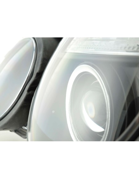 Set faro Mercedes Classe E tipo W210 99-01 nero