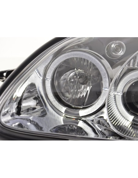 Set faro Mercedes SLK tipo R170 96-02 cromato
