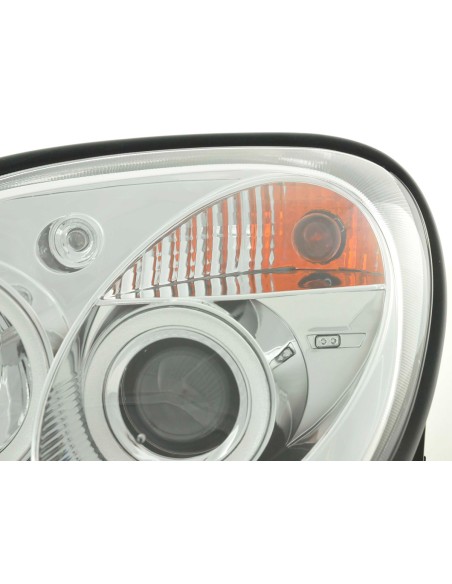Set faro Mercedes SLK tipo R170 96-02 cromato