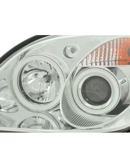 Set faro Mercedes SLK tipo R170 96-02 cromato