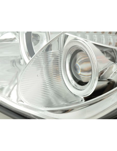 Set faro Mercedes SLK tipo R170 96-02 cromato