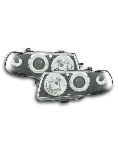 Fari Opel Astra F 91-94 neri