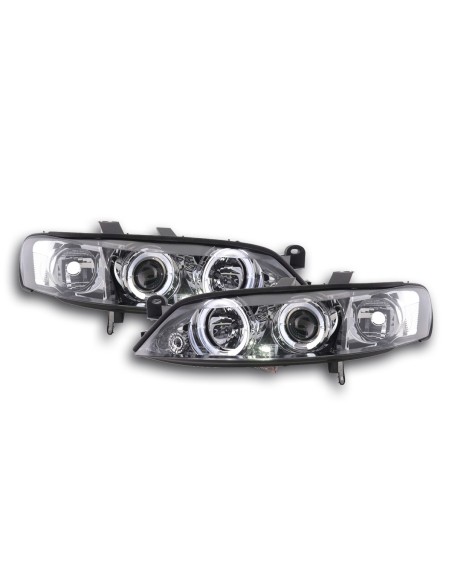 Set di fari Opel Vectra B anno di costruzione: 99-02 cromato