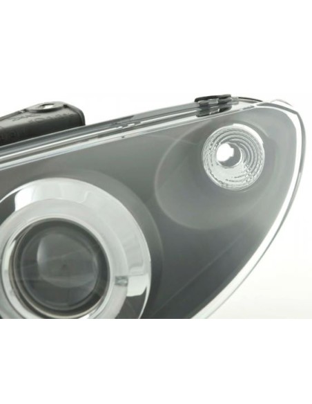 Fanale anteriore Peugeot 206 98-03 nero
