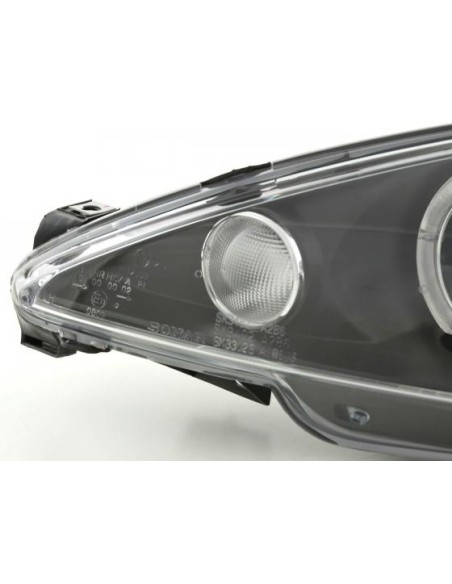 Fanale anteriore Peugeot 206 98-03 nero