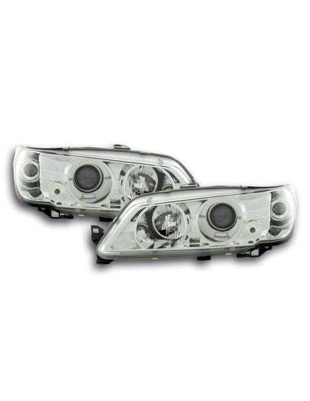 Set faro Peugeot 306 93-96 cromato