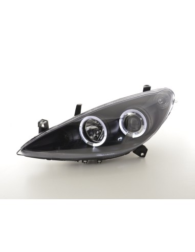 Fanale anteriore Peugeot 307 01-06 nero