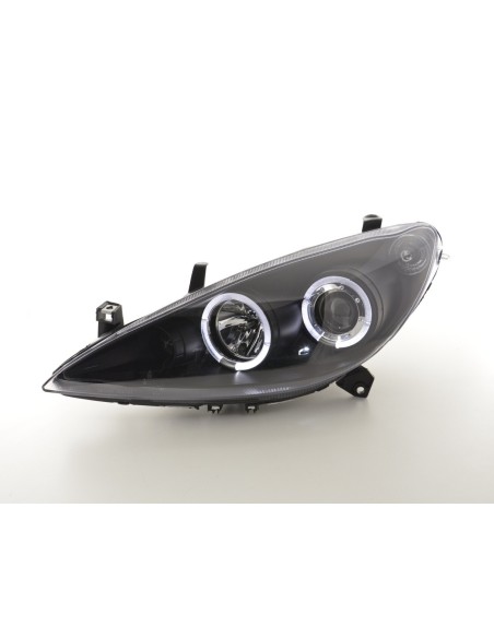 Fanale anteriore Peugeot 307 01-06 nero