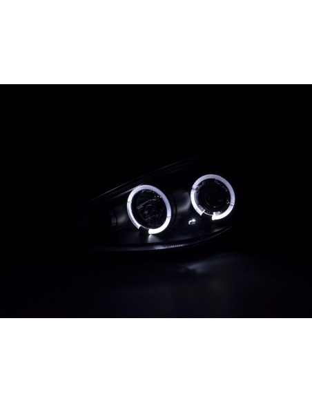 Fanale anteriore Peugeot 307 01-06 nero