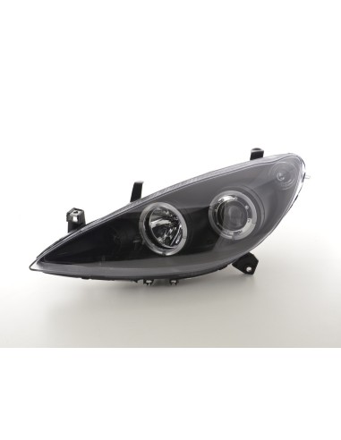 Fanale anteriore Peugeot 307 01-06 nero