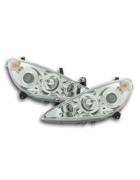 Fanale anteriore Peugeot 307 01-06 cromato