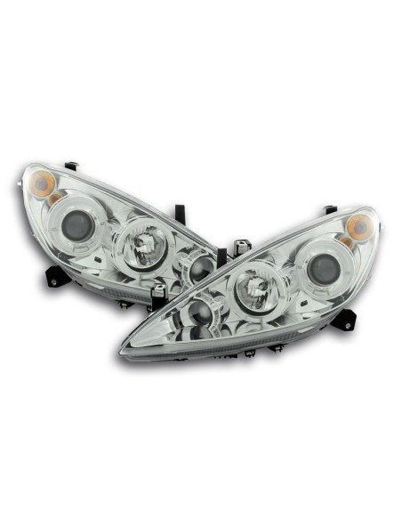 Fanale anteriore Peugeot 307 01-06 cromato