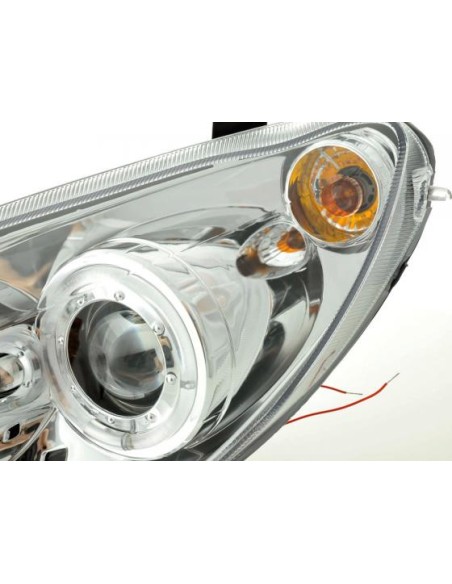 Fanale anteriore Peugeot 307 01-06 cromato