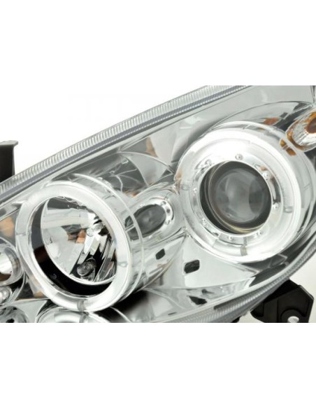 Fanale anteriore Peugeot 307 01-06 cromato