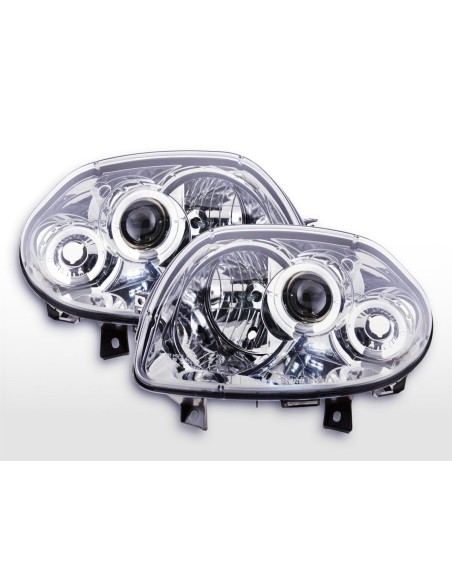 Set faro Renault Clio tipo B 98-01 cromato