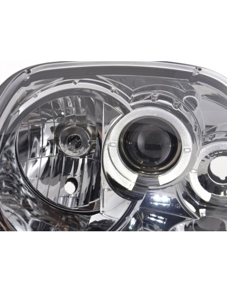 Set faro Renault Clio tipo B 98-01 cromato