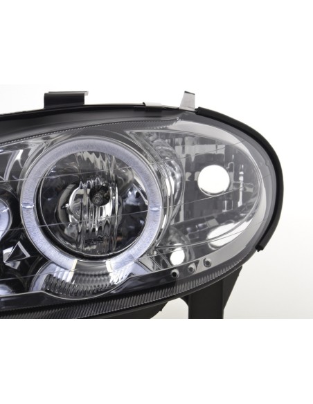 Kit faro Renault Megane 1 3/5 porte. 99-02 cromato