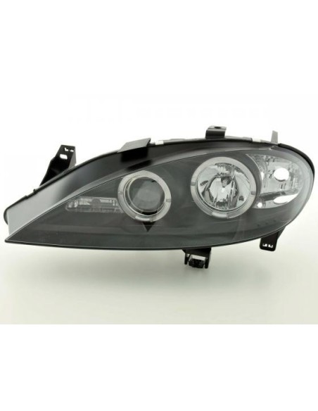 Kit faro Renault Megane 1 3/5 porte. 99-02 nera per guida a destra