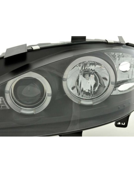 Kit faro Renault Megane 1 3/5 porte. 99-02 nera per guida a destra