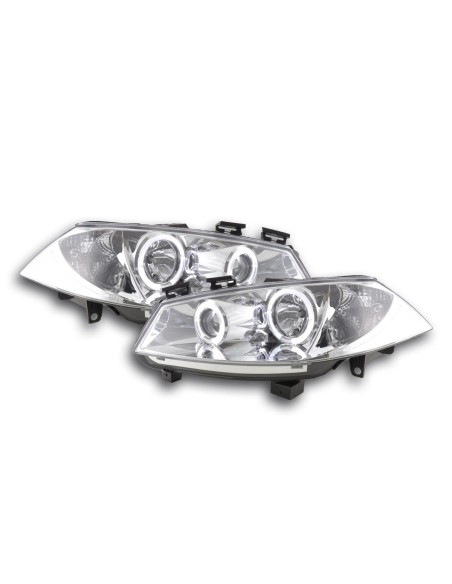 Kit fari Renault Megane 2 3/5 porte. 03-06 cromato