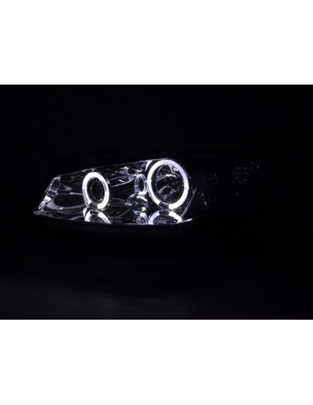Kit fari Renault Megane 2 3/5 porte. 03-06 cromato