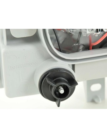 Fari anteriori Powerlook VW Golf 3 tipo 1HXO, 1 EXO 91-97 cromati