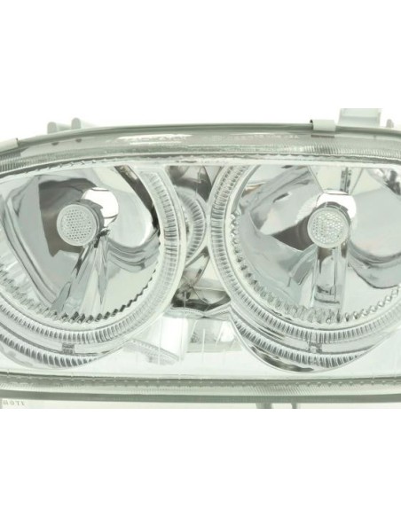 Fari anteriori Powerlook VW Golf 3 tipo 1HXO, 1 EXO 91-97 cromati