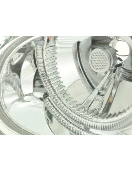 Fari anteriori Powerlook VW Golf 3 tipo 1HXO, 1 EXO 91-97 cromati