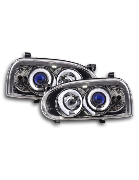 Set fari VW Golf 3 tipo 1HXO 1 EXO 91-97 cromato