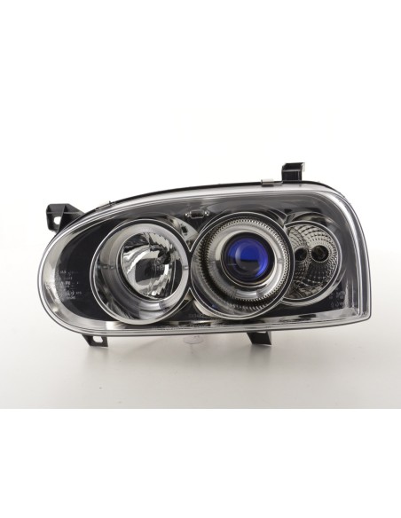 Set fari VW Golf 3 tipo 1HXO 1 EXO 91-97 cromato