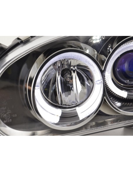Set fari VW Golf 3 tipo 1HXO 1 EXO 91-97 cromato