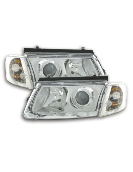 Set faro VW Passat tipo 3B 97-00 cromato