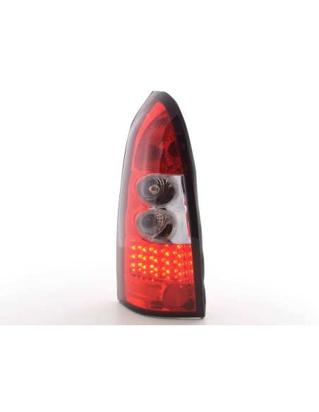 Set di luci posteriori a LED Opel Astra G Caravan 98-03 trasparente / rosso