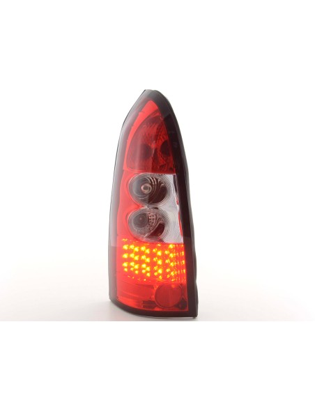 Set di luci posteriori a LED Opel Astra G Caravan 98-03 trasparente / rosso