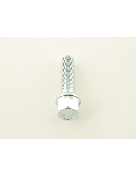Bullone ruota singola, lunghezza albero 45 mm, collare sferico, argento M12x1,5
