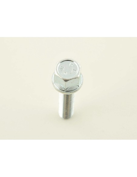Bullone ruota singola, lunghezza albero 45 mm, collare sferico, argento M12x1,5