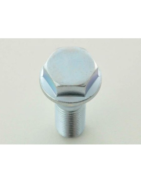 Bullone ruota collare conico lunghezza filettatura 21 mm M12x1,25 argento
