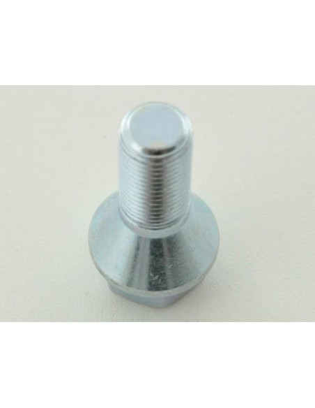 Bullone ruota collare conico lunghezza filettatura 21 mm M12x1,25 argento